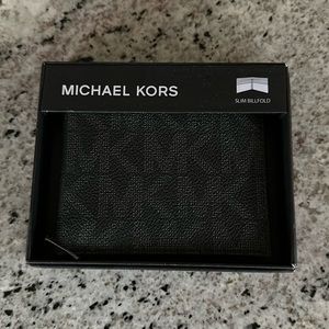 Michael Kors Men’s Jetset Slim Bifold Logo Wallet